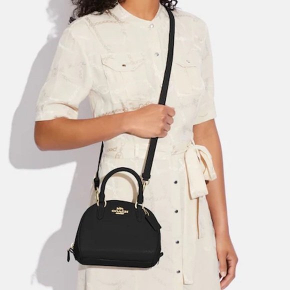 Mustard Yellow Coach Sydney Satchel - Picture 8 of 8